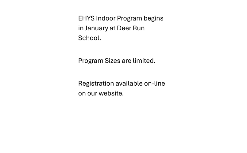 Indoor Program